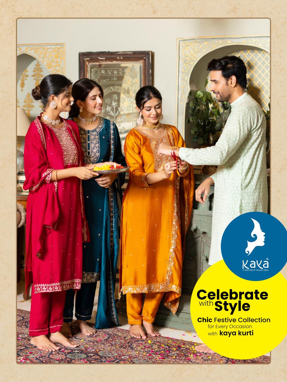 KAYA Laali Feb India Kurtis Wholesale Catalog