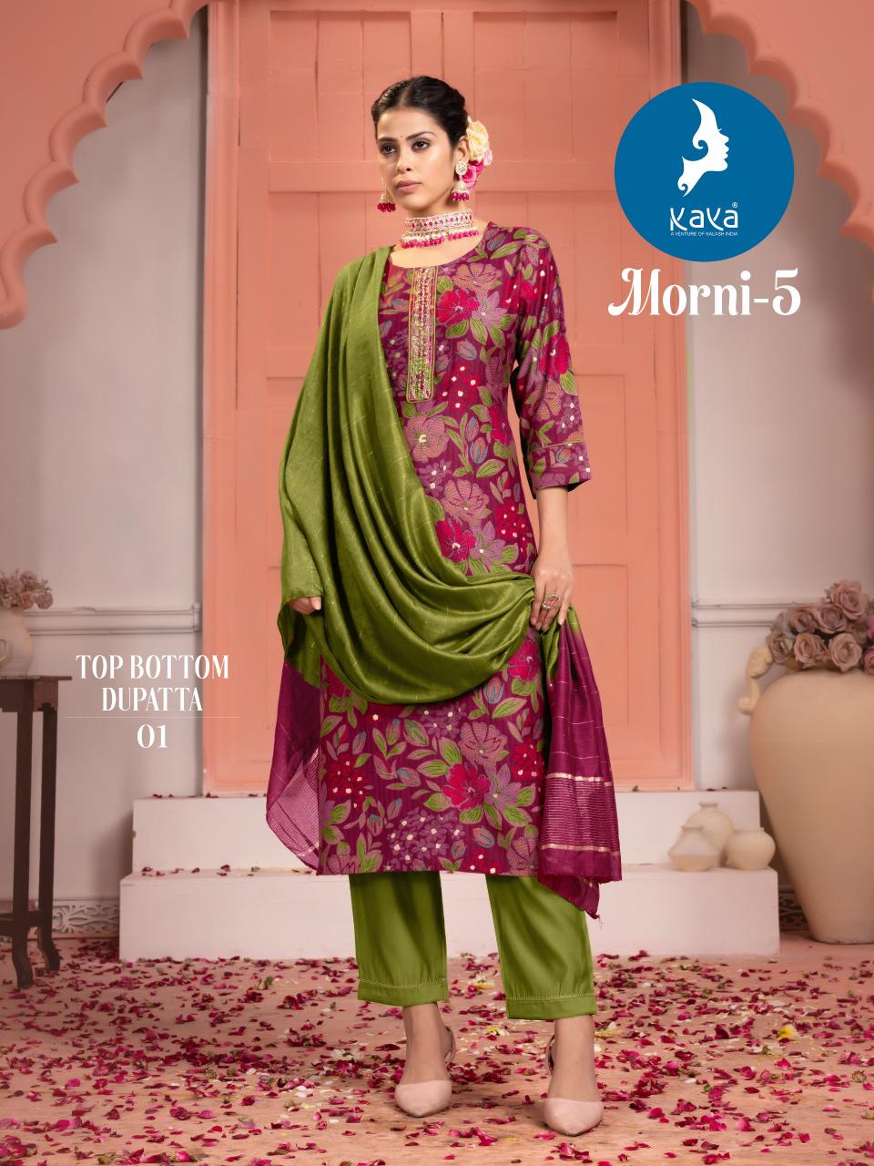 KAYA MORNI Vol 5 Best Site To Buy Kurtis Online India Wholesale Catalog