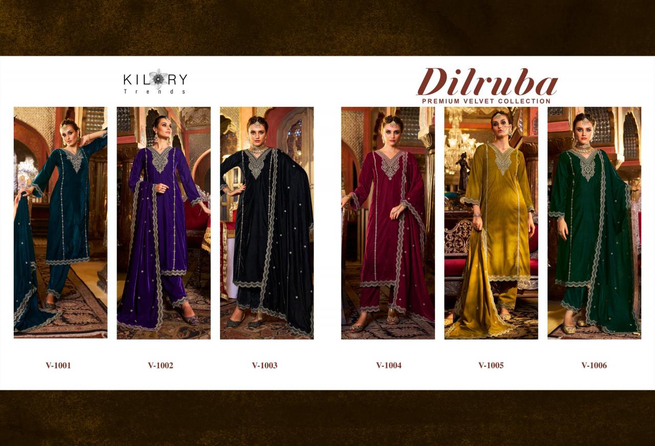 Kilory Dilruba Salwar Suit design for Girl Latest Wholesale Catalog
