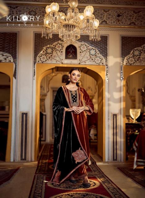 Kilory Jashn-e-Mehfil Velvet Salwar Kameez Wholesale Catalog
