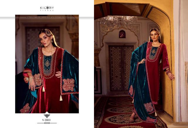Kilory Jashn-e-Mehfil Velvet Salwar Kameez Wholesale Catalog