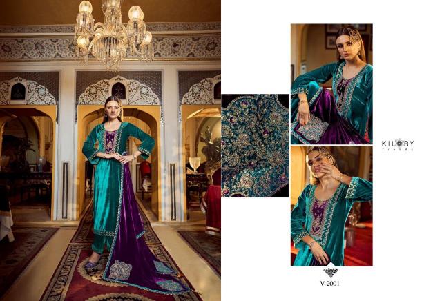 Kilory Jashn-e-Mehfil Velvet Salwar Kameez Wholesale Catalog