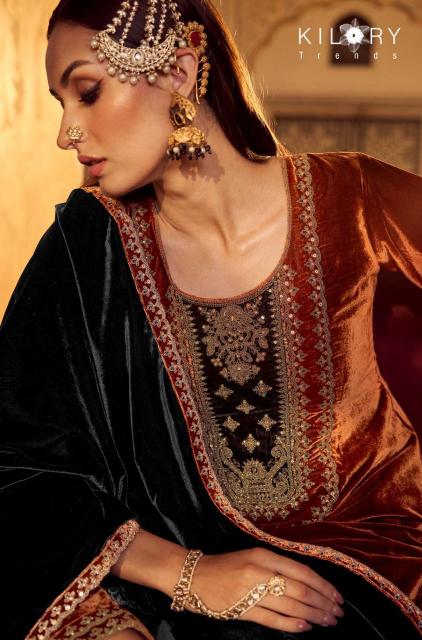 Kilory Jashn-e-Mehfil Velvet Salwar Kameez Wholesale Catalog