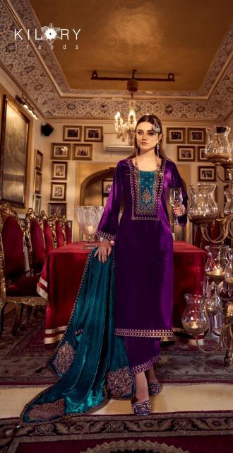 Kilory Jashn-e-Mehfil Velvet Salwar Kameez Wholesale Catalog