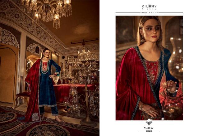 Kilory Jashn-e-Mehfil Velvet Salwar Kameez Wholesale Catalog