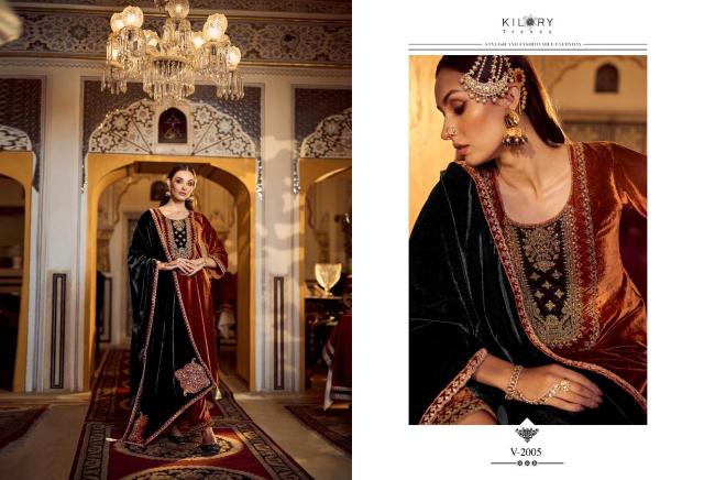 Kilory Jashn-e-Mehfil Velvet Salwar Kameez Wholesale Catalog