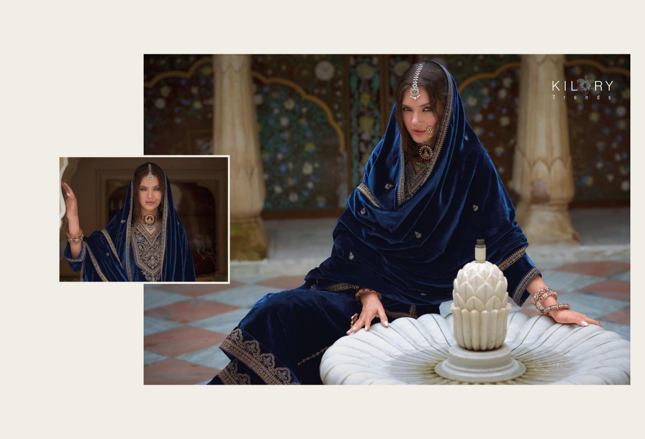 KILORY Shehnaaz Velvet Salwar Kameez Wholesale Catalog