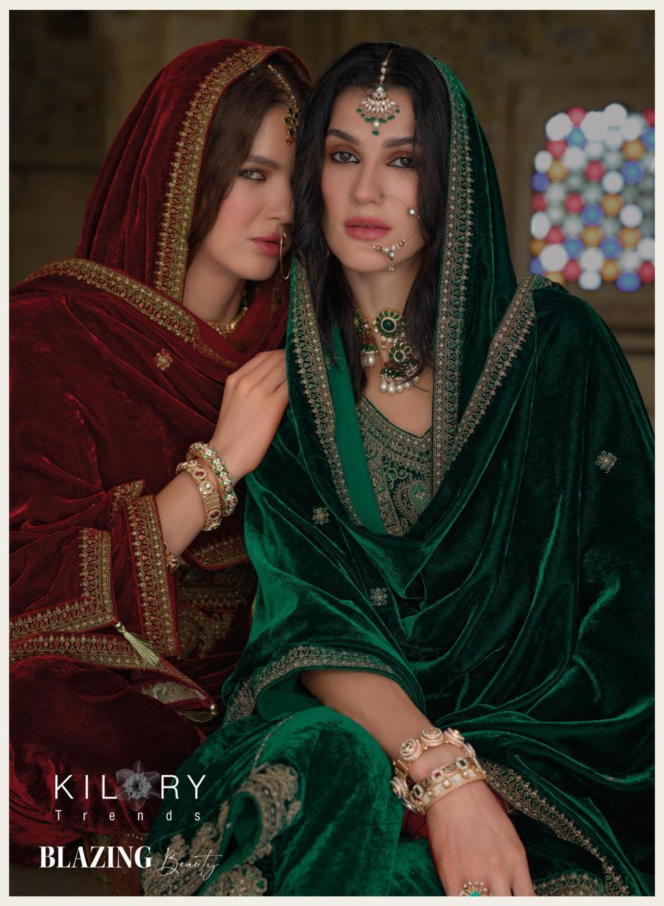KILORY Shehnaaz Velvet Salwar Kameez Wholesale Catalog
