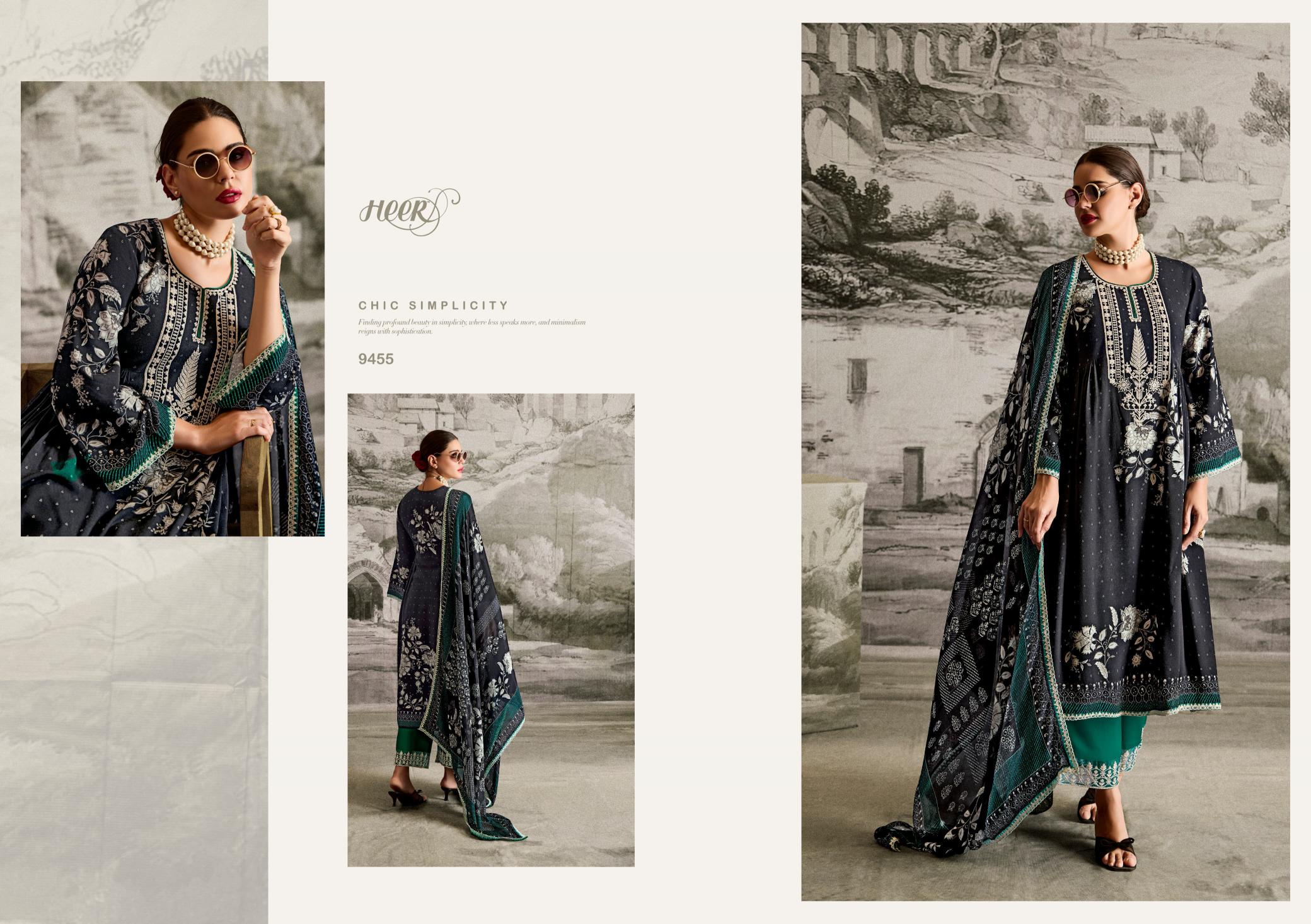 Kimora Heer Ishqa Muslin Digital Printed Salwar Suits Wholesale Catalog