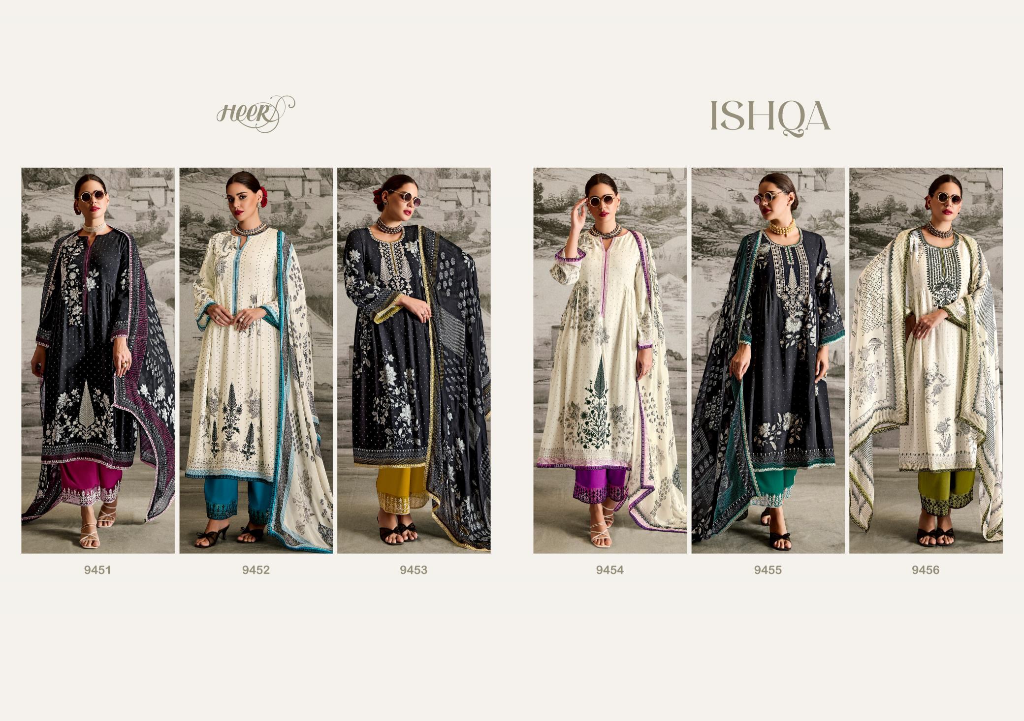 Kimora Heer Ishqa Muslin Digital Printed Salwar Suits Wholesale Catalog