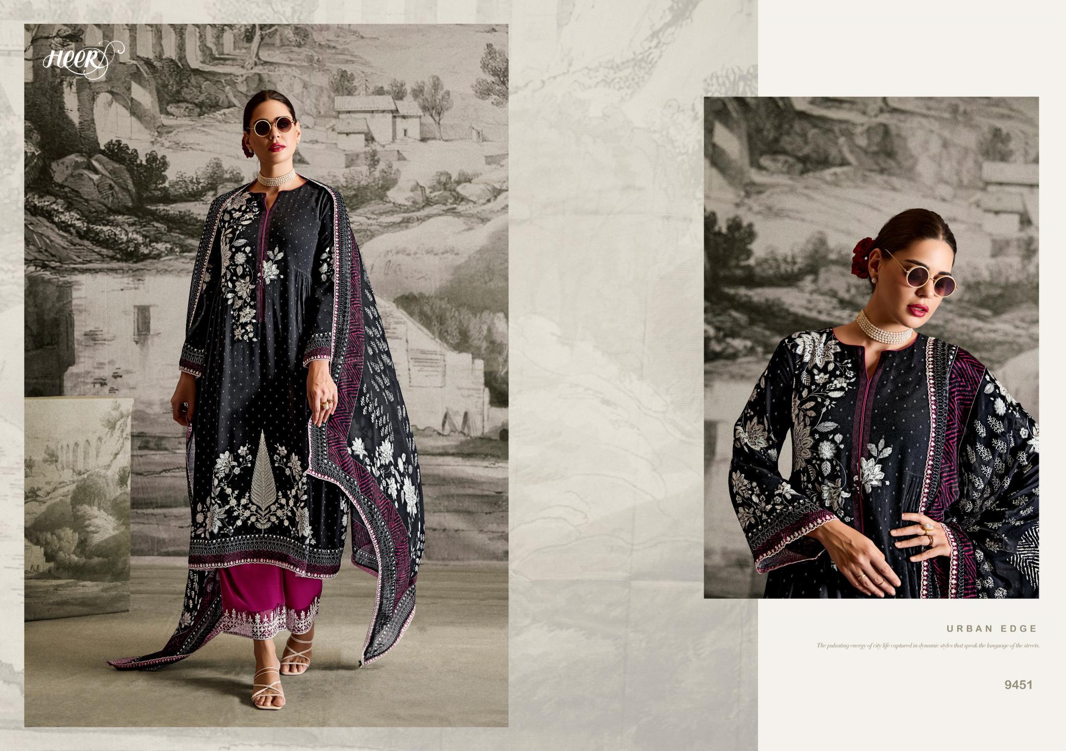 Kimora Heer Ishqa Muslin Digital Printed Salwar Suits Wholesale Catalog