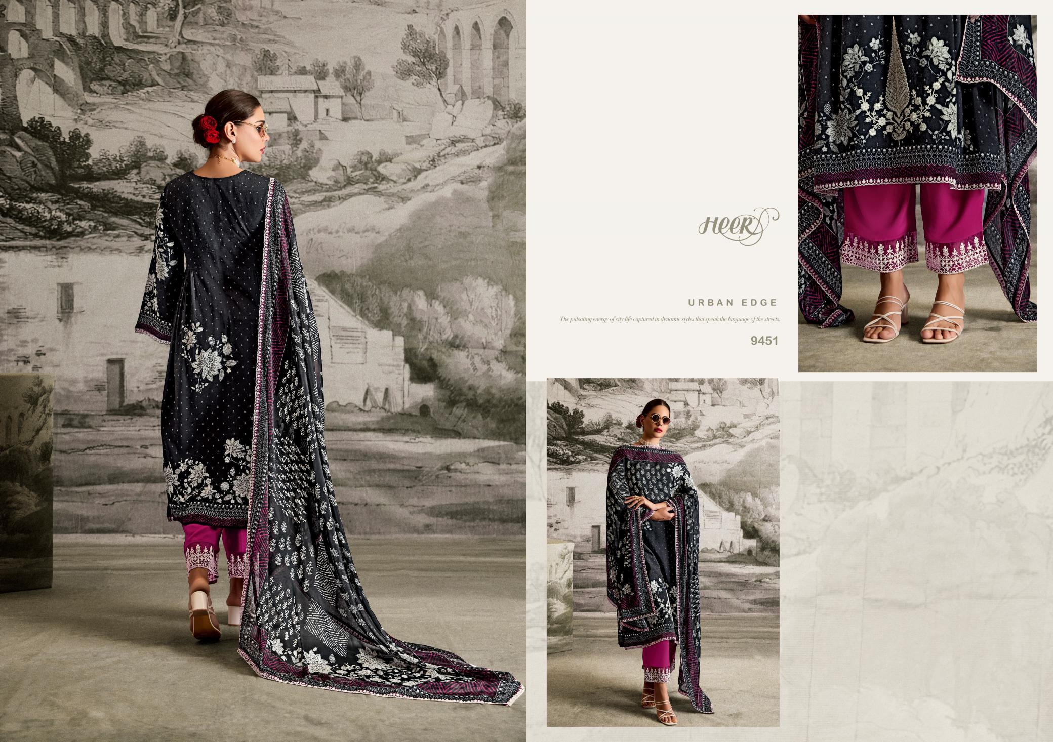 Kimora Heer Ishqa Muslin Digital Printed Salwar Suits Wholesale Catalog