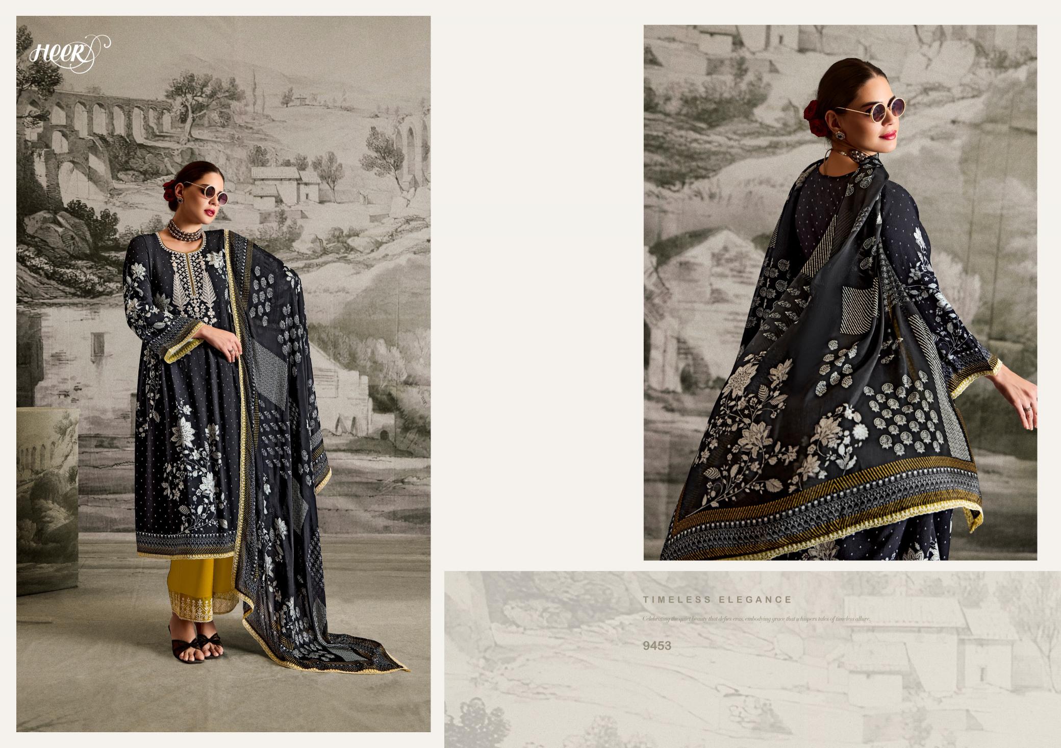 Kimora Heer Ishqa Muslin Digital Printed Salwar Suits Wholesale Catalog