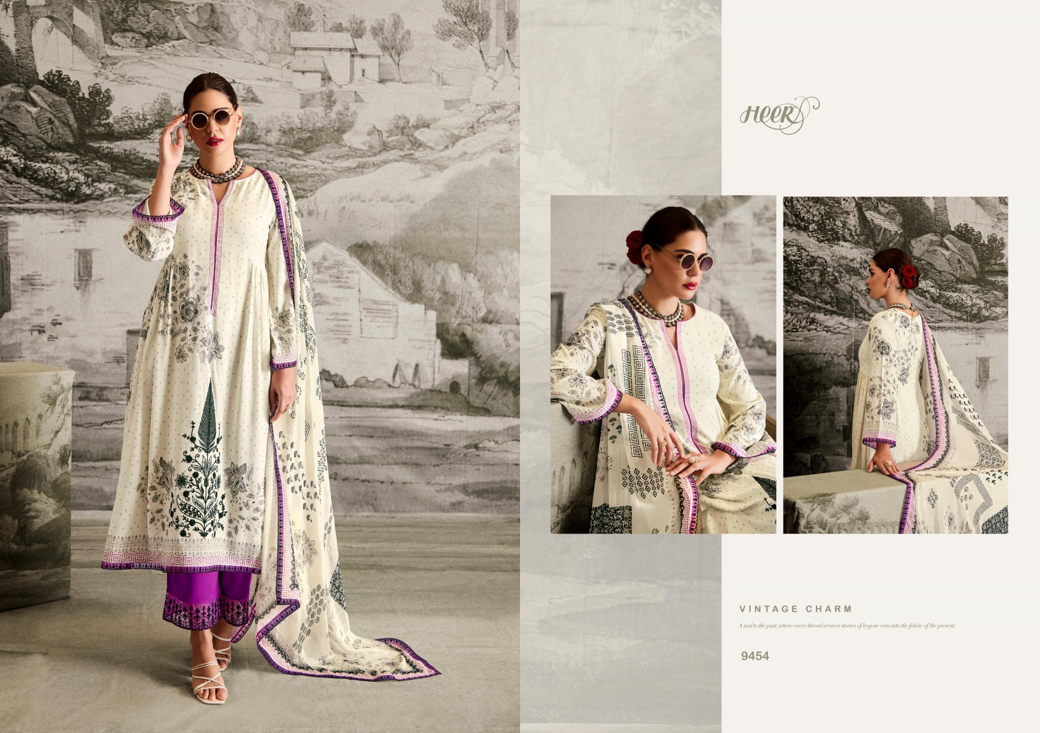 Kimora Heer Ishqa Muslin Digital Printed Salwar Suits Wholesale Catalog