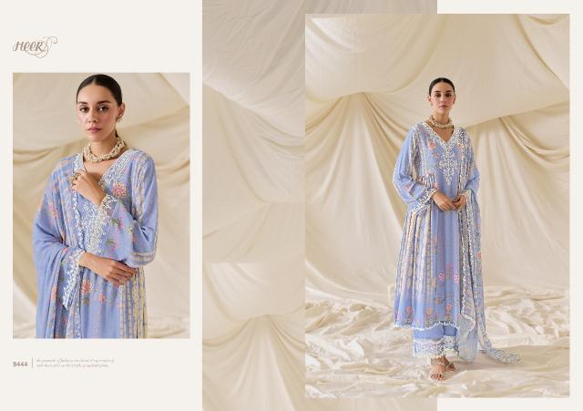 Kimora Heer Mohabbat Muslin Digital Printed Salwar Suits Wholesale Catalog
