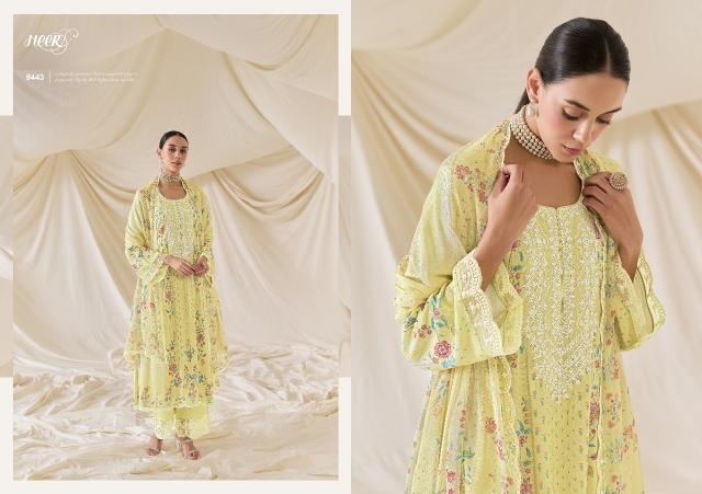 Kimora Heer Mohabbat Muslin Digital Printed Salwar Suits Wholesale Catalog