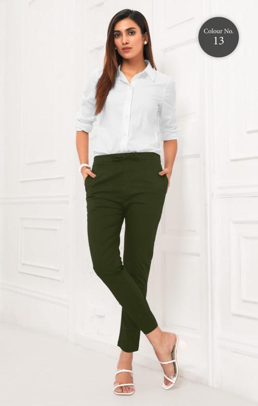 Larqi Stretch Pants Cotton Comfort Bottom Wear Wholesale Catalog