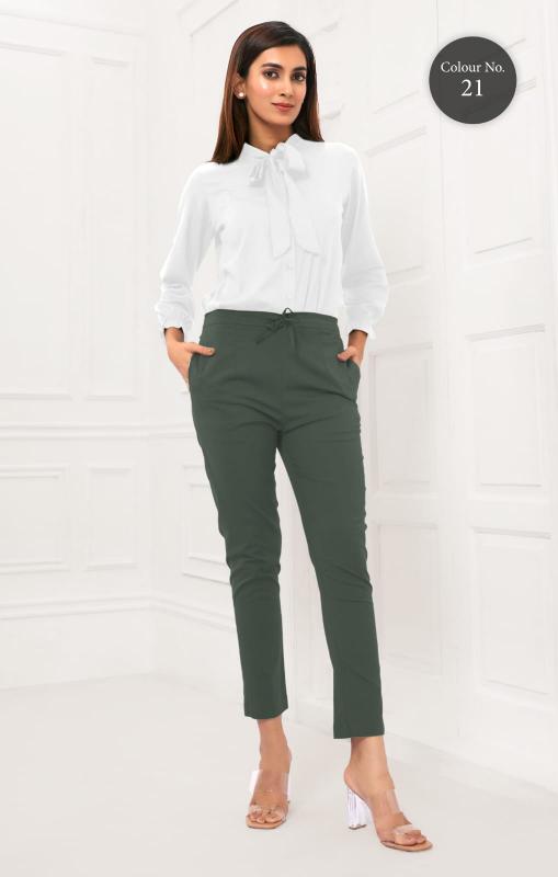 Larqi Stretch Pants Cotton Comfort Bottom Wear Wholesale Catalog
