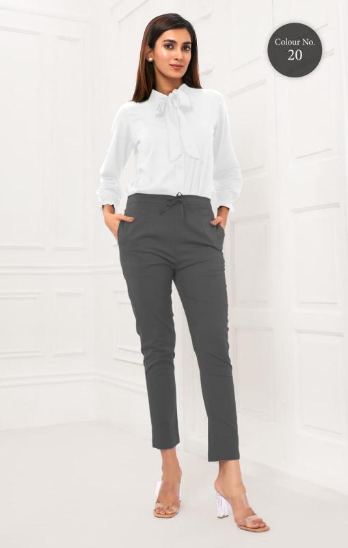 Larqi Stretch Pants Cotton Comfort Bottom Wear Wholesale Catalog