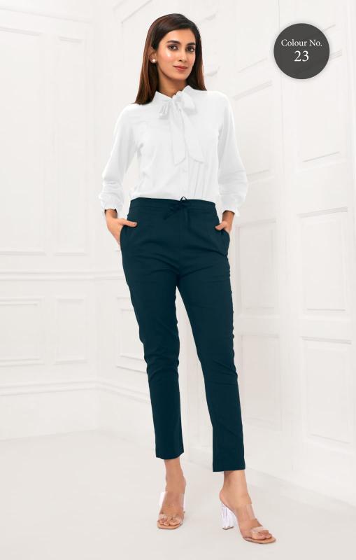 Larqi Stretch Pants Cotton Comfort Bottom Wear Wholesale Catalog