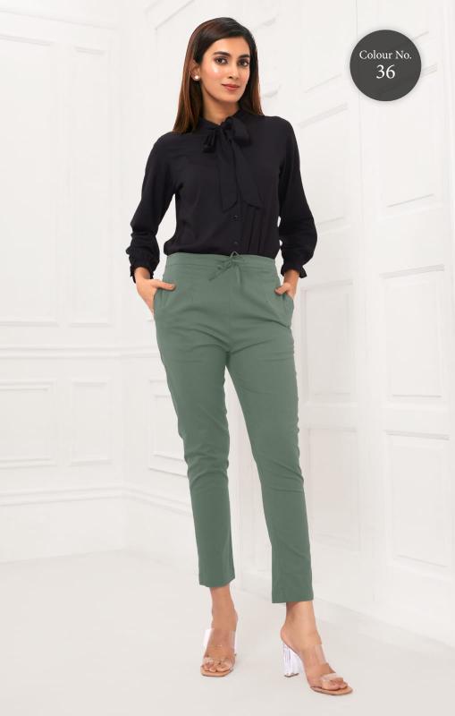 Larqi Stretch Pants Cotton Comfort Bottom Wear Wholesale Catalog