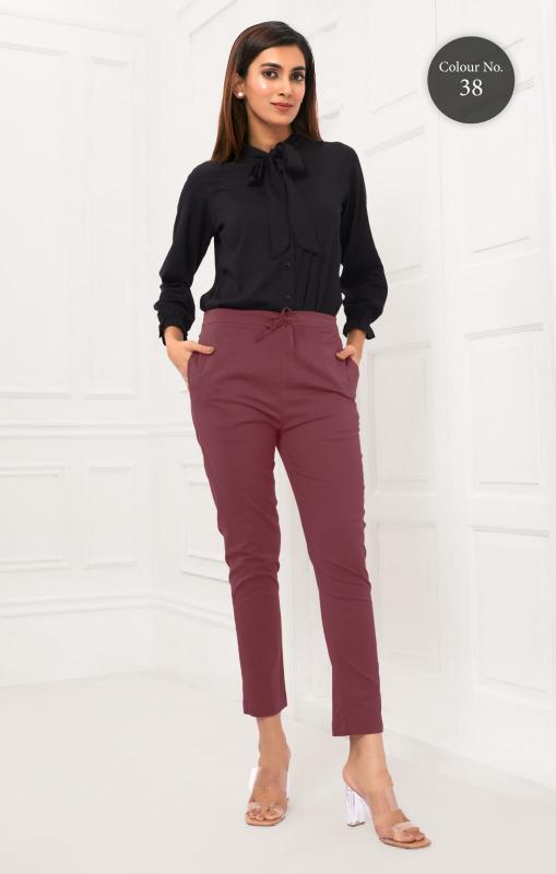 Larqi Stretch Pants Cotton Comfort Bottom Wear Wholesale Catalog