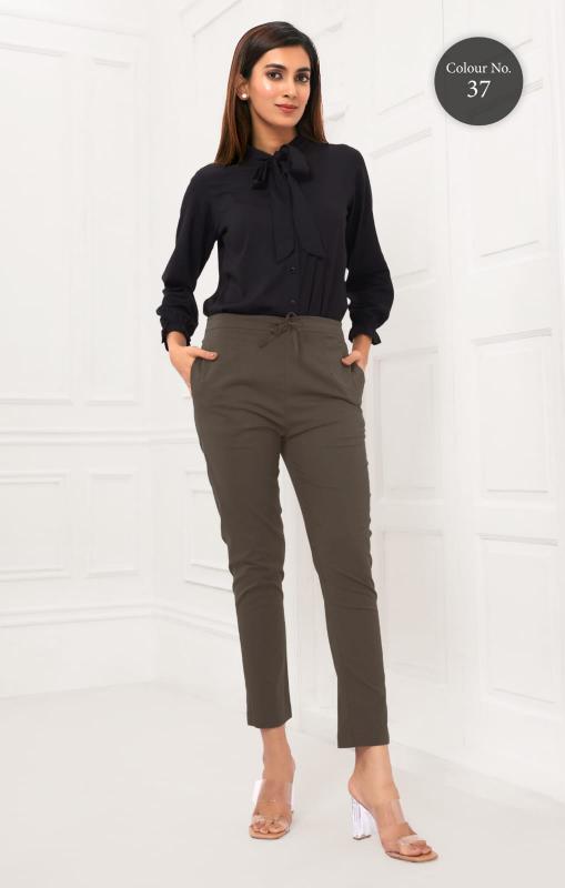 Larqi Stretch Pants Cotton Comfort Bottom Wear Wholesale Catalog