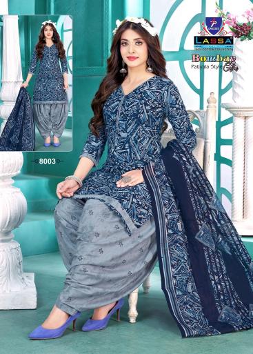 Lassa Bombay Patiyala Style Vol-8 – dress Material - Wholesale Catalog