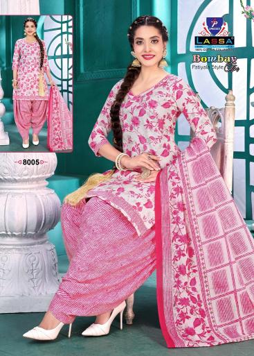 Lassa Bombay Patiyala Style Vol-8 – dress Material - Wholesale Catalog