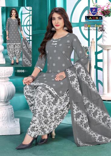 Lassa Bombay Patiyala Style Vol-8 – dress Material - Wholesale Catalog