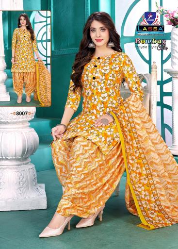 Lassa Bombay Patiyala Style Vol-8 – dress Material - Wholesale Catalog
