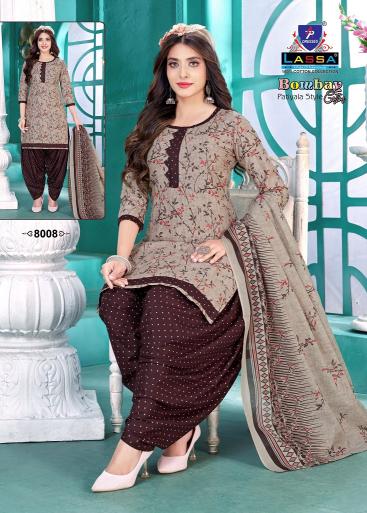 Lassa Bombay Patiyala Style Vol-8 – dress Material - Wholesale Catalog