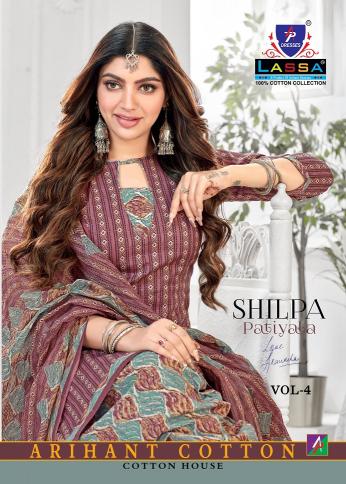 Lassa Shilpa Patiyala Vol-4 – Dress Material - Wholesale Catalog