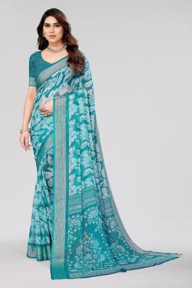 Mahek 156 Casual Digital Printed Chiffon Saree Wholesale Catalog