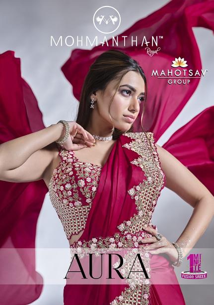 MAHOTSAV MOHMANTHAN 24600 SERIES AURA Saree Wholesale Catalog
