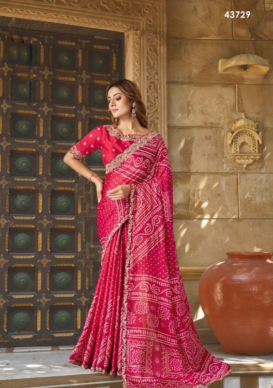MAHOTSAV NORITA 43700 Silk Saree Wholesale Catalog