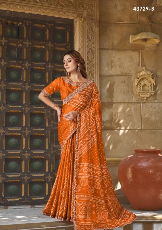 MAHOTSAV NORITA 43700 Silk Saree Wholesale Catalog