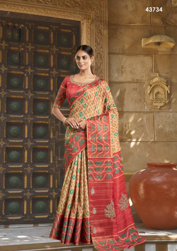 MAHOTSAV NORITA 43700 Silk Saree Wholesale Catalog