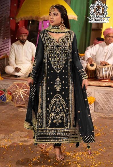 Maryams 183 Georgette Salwar Kameez Wholesale Catalog