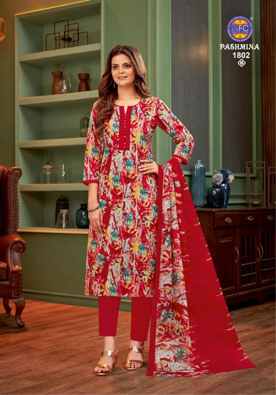 MFC Pashmina Vol-18 – Dress Material - Wholesale Catalog