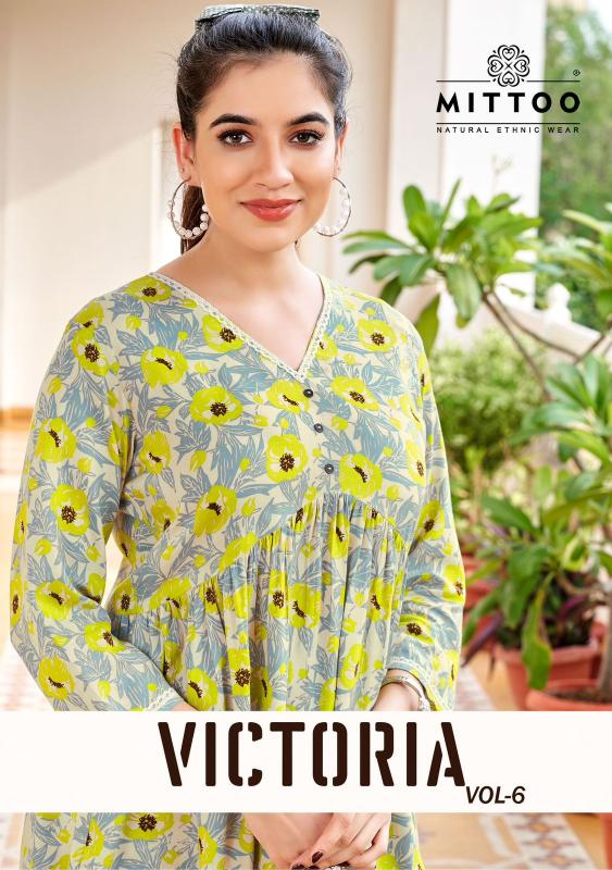 MITTOO Victoria Vol 6 buy short kurtis online india Wholesale Catalog