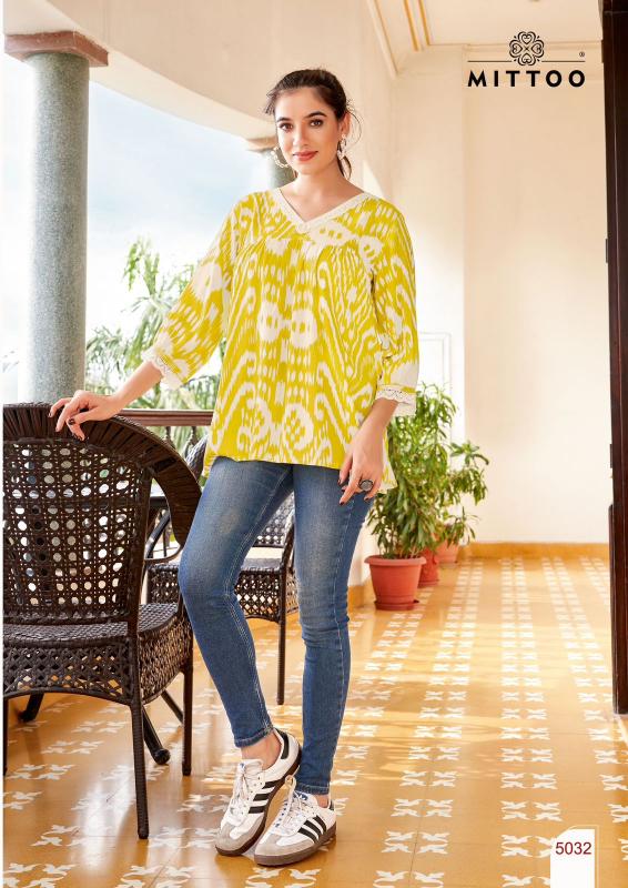 MITTOO Victoria Vol 6 buy short kurtis online india Wholesale Catalog