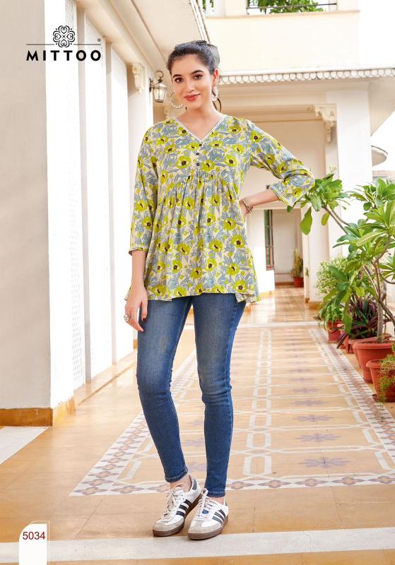 MITTOO Victoria Vol 6 buy short kurtis online india Wholesale Catalog