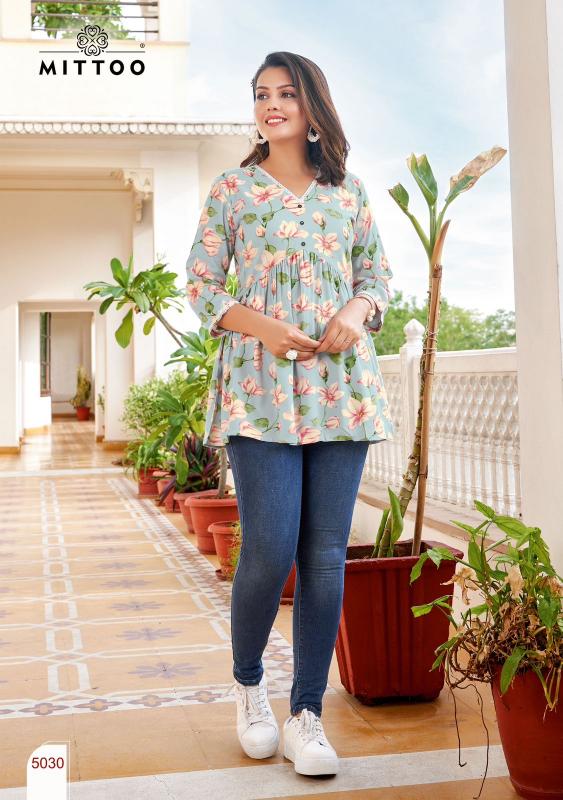 MITTOO Victoria Vol 6 buy short kurtis online india Wholesale Catalog