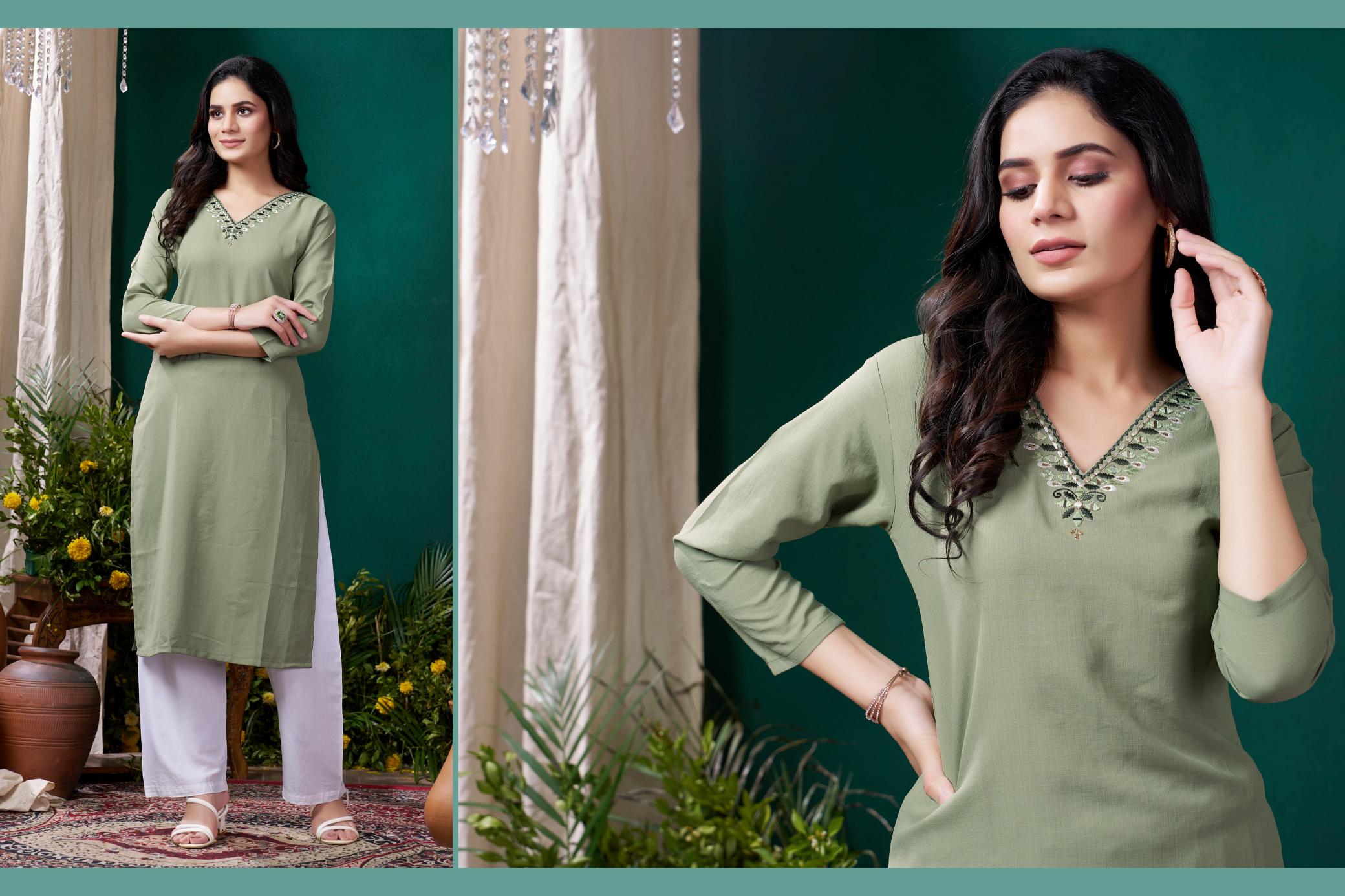 Moksh International Giva Vol 1 hsn code for india cotton Kurties Wholesale Catalog
