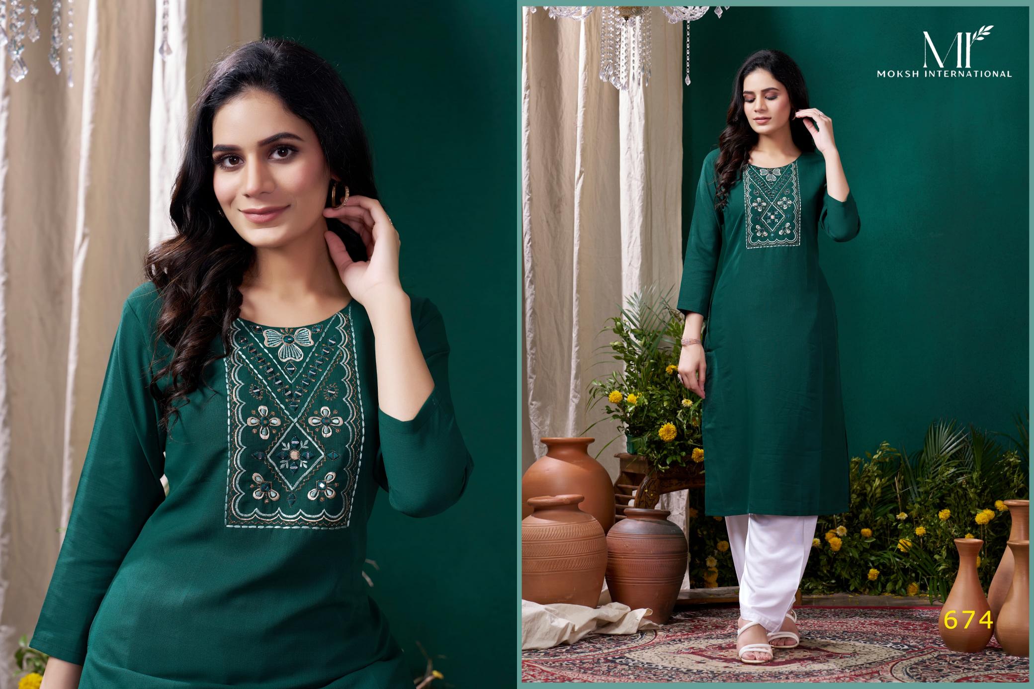 Moksh International Giva Vol 2 pocket kurti women online india Wholesale Catalog