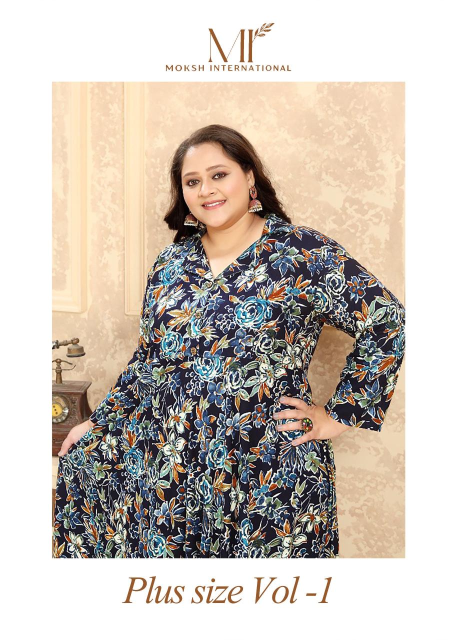 Moksh Plus Size Vol 1 Kurti Wholesale Catalog