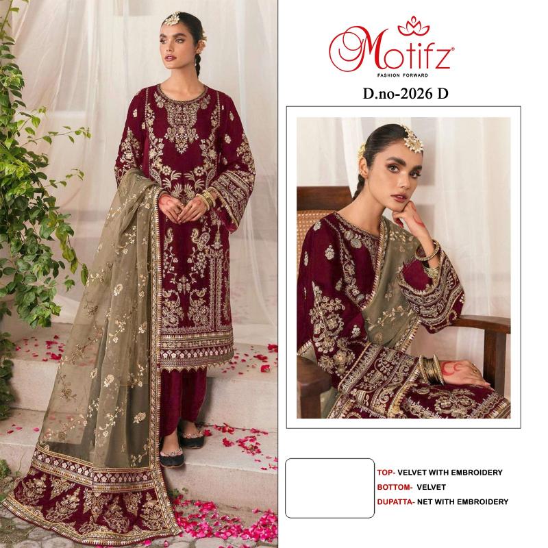 Motifz 2026 ABCD Pakistani Suits Wholesale Catalog