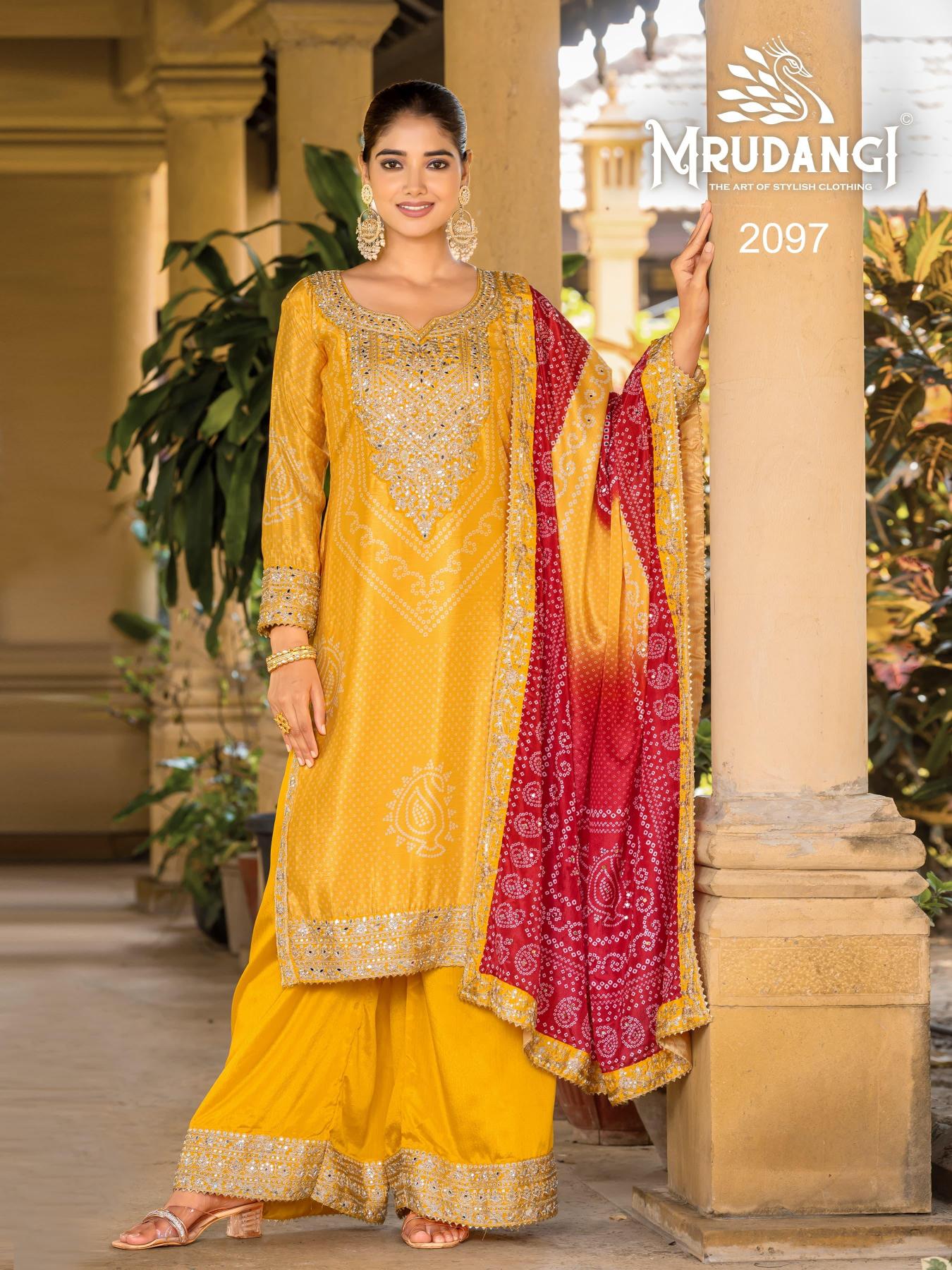 Mrudangi Ishani 2097 Digital Printed Salwar Kameez Wholesale Catalog