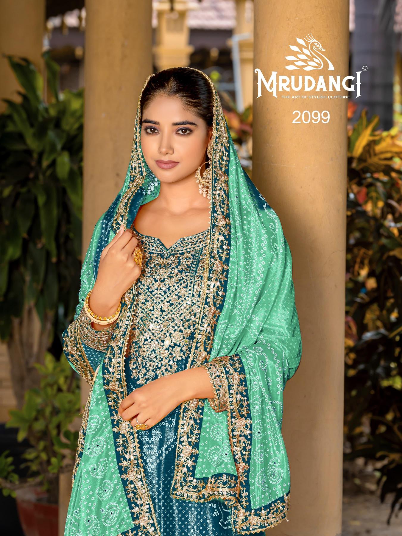 Mrudangi Ishani 2097 Digital Printed Salwar Kameez Wholesale Catalog